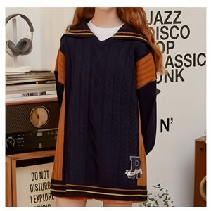 Rolarola Preppy Sailor Style Wool blended sweater